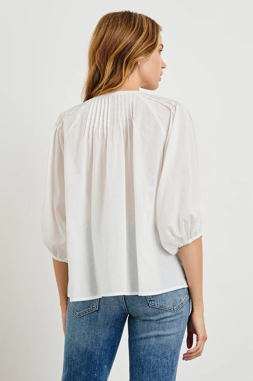 Cassat Top in White