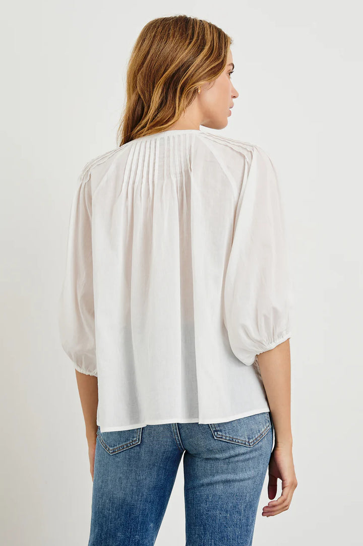 Cassat Top in White