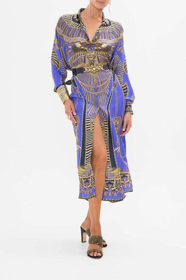 Collared Button Dress