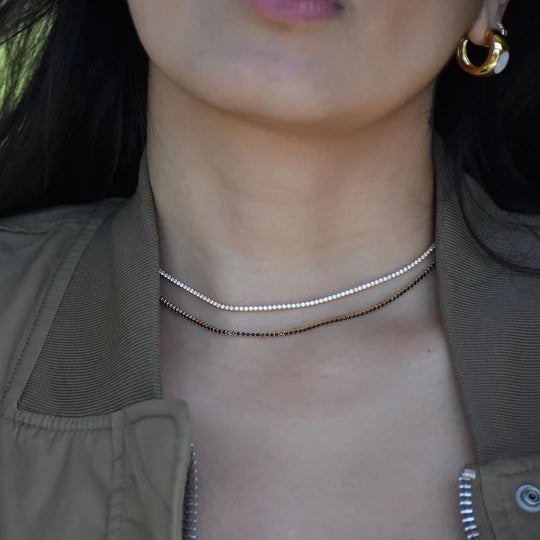 Dallas Micro Tennis Necklace