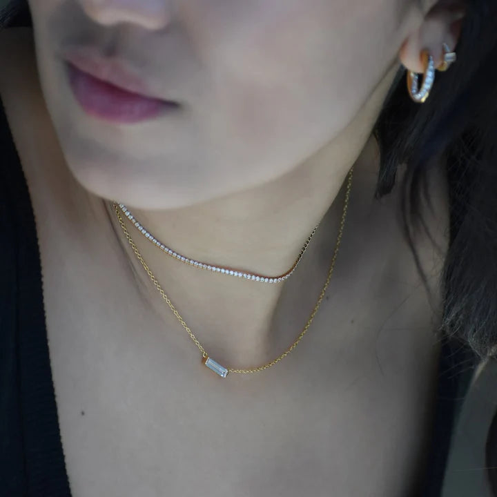 Dallas Micro Tennis Necklace