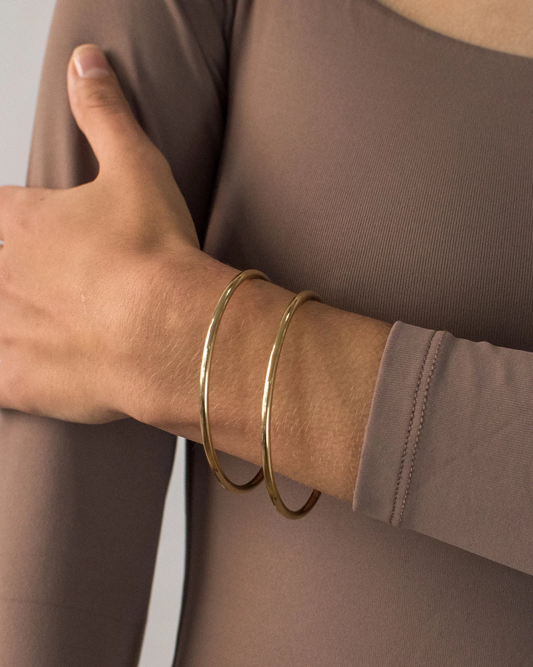 Dane Bangle Set, Gold