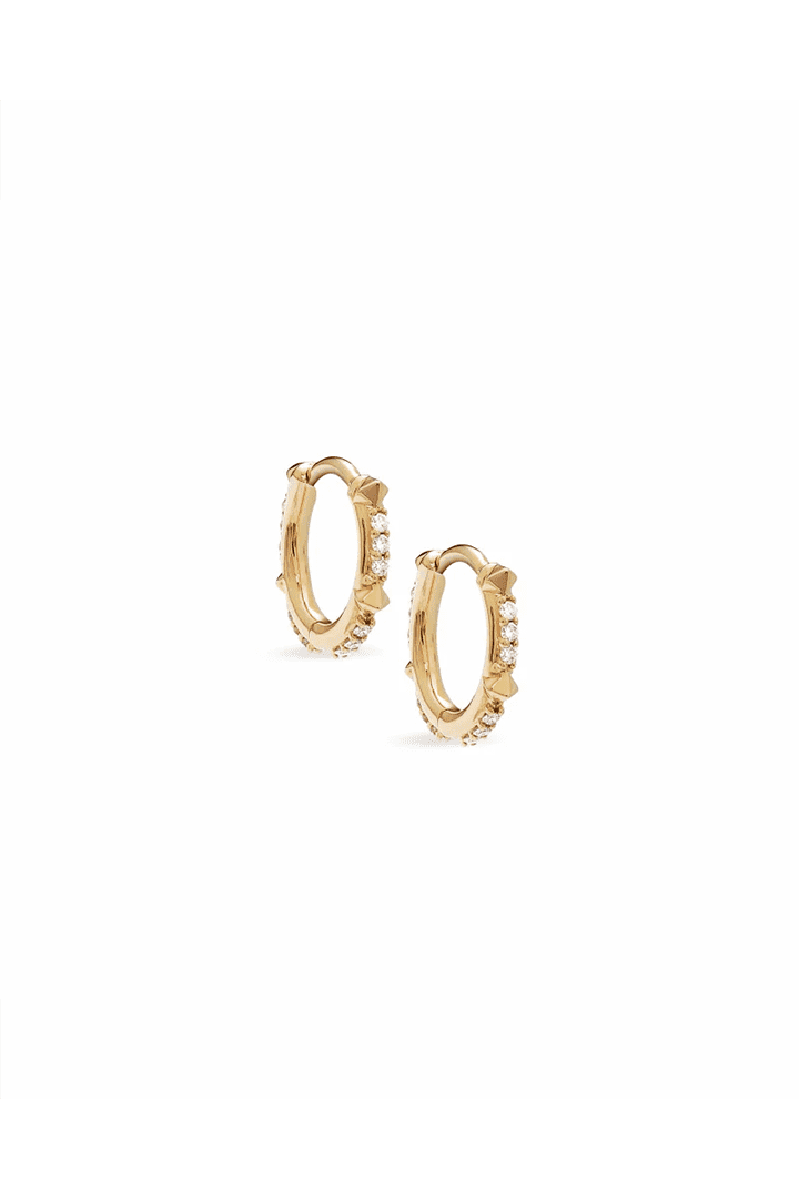Jett 14k Yellow Gold Huggie Earrings