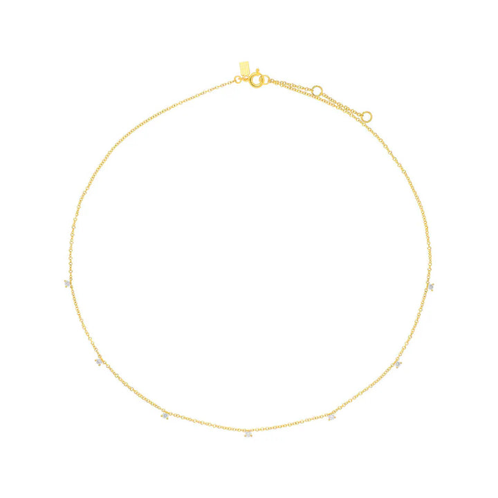 Diamond Segment Necklace