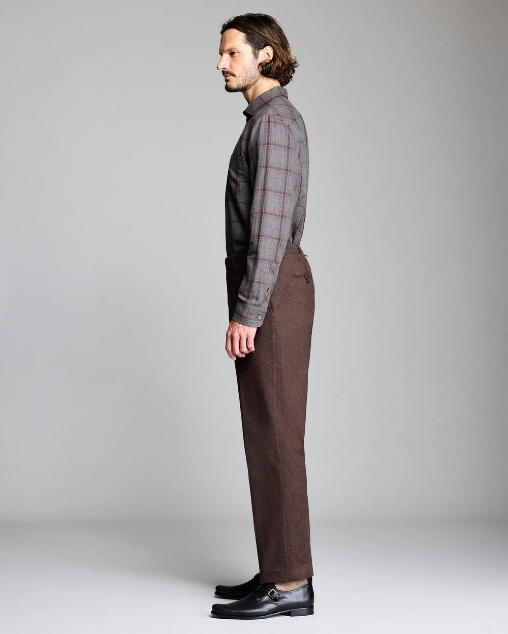 Grid Plaid Pickwick Shirt