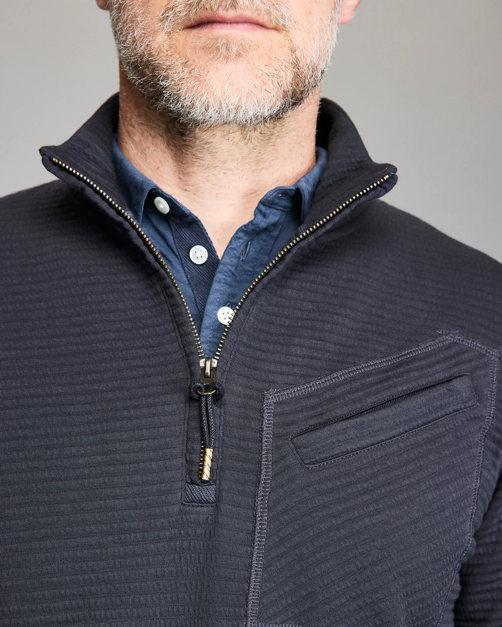 Quilted Half Zip