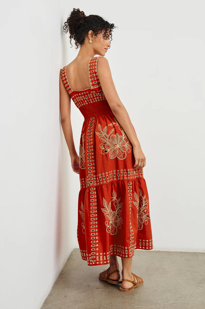 Fawn Dress in Terracotta