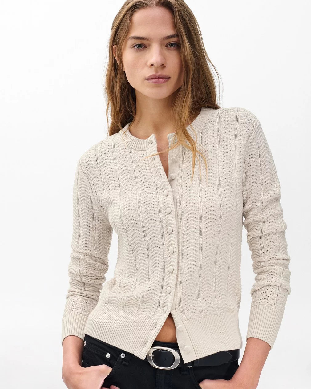 Francesca Wool-Blend Cardigan