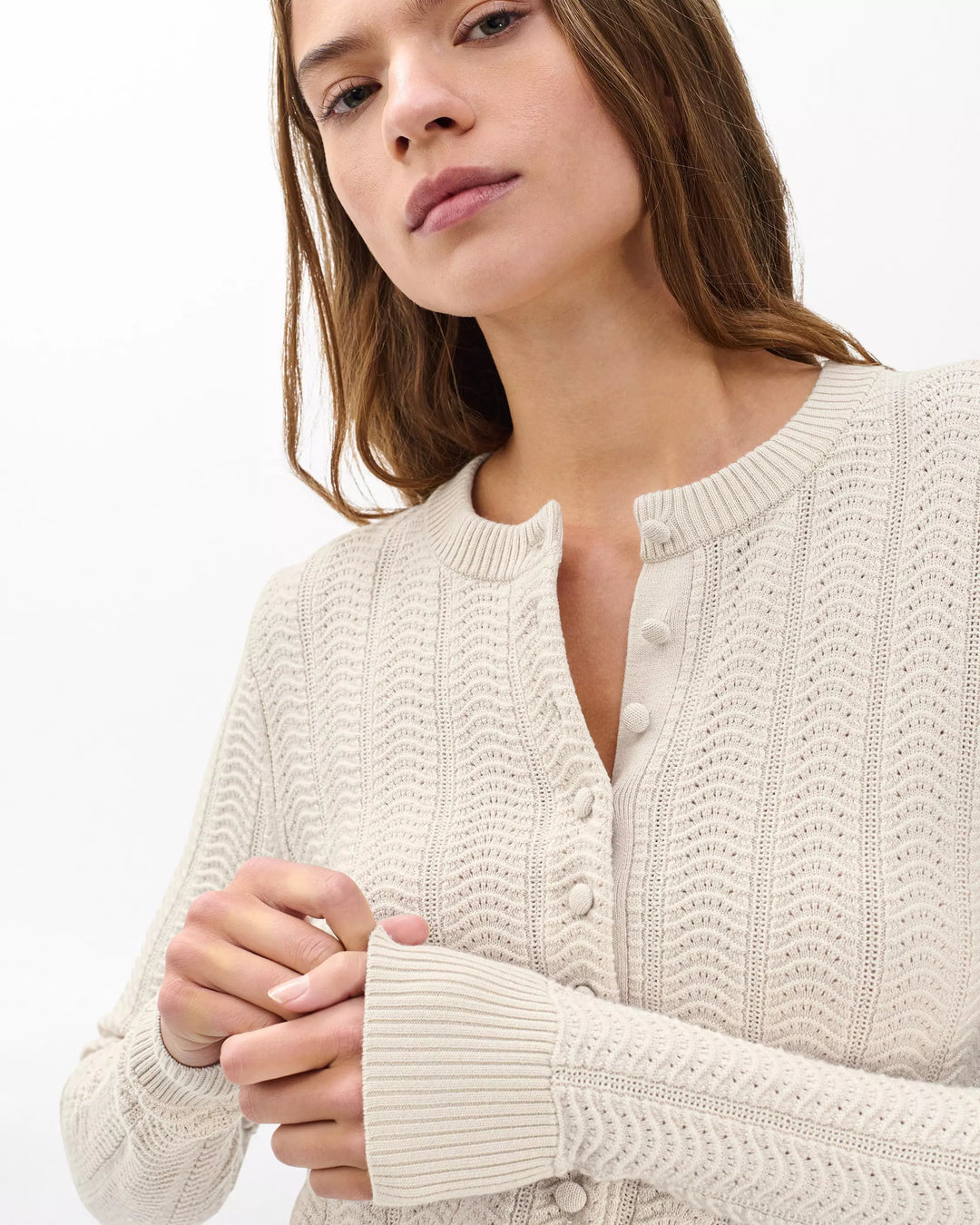 Francesca Wool-Blend Cardigan