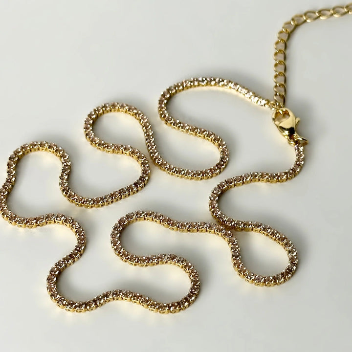 Dallas Micro Tennis Necklace