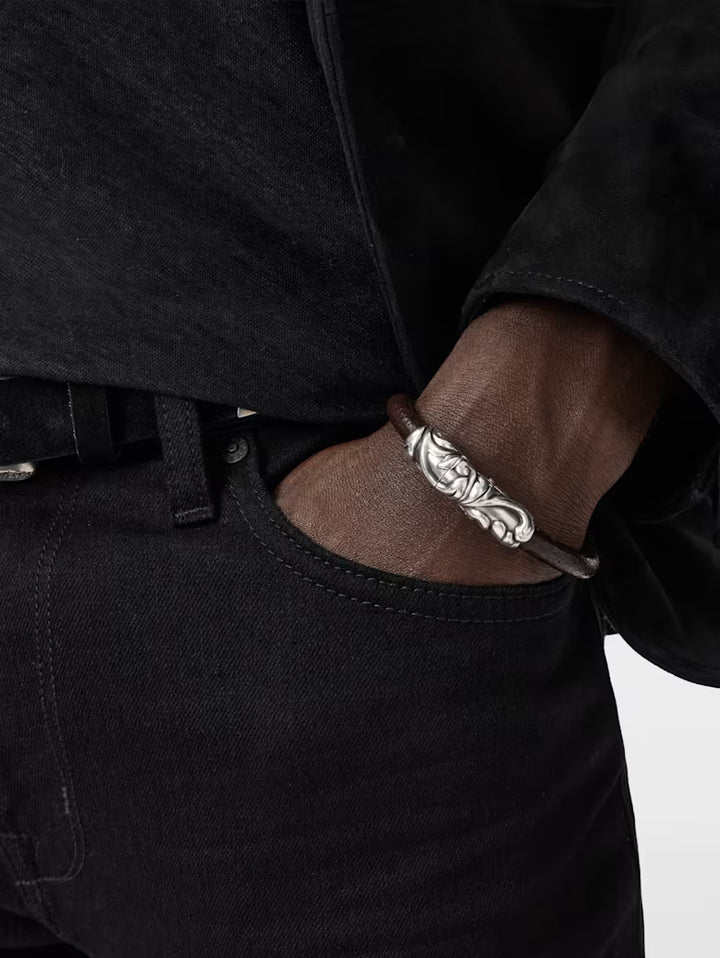 GOTHIC LEATHER BRACELET