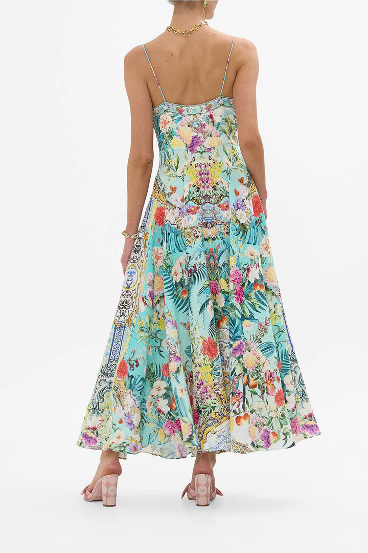 Long Dress Tie Front