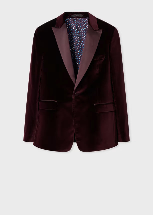 The Soho - Tailored-Fit Velvet Evening Blazer
