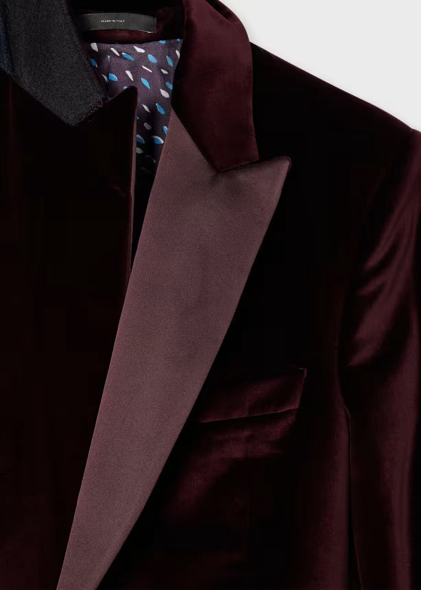 The Soho - Tailored-Fit Velvet Evening Blazer