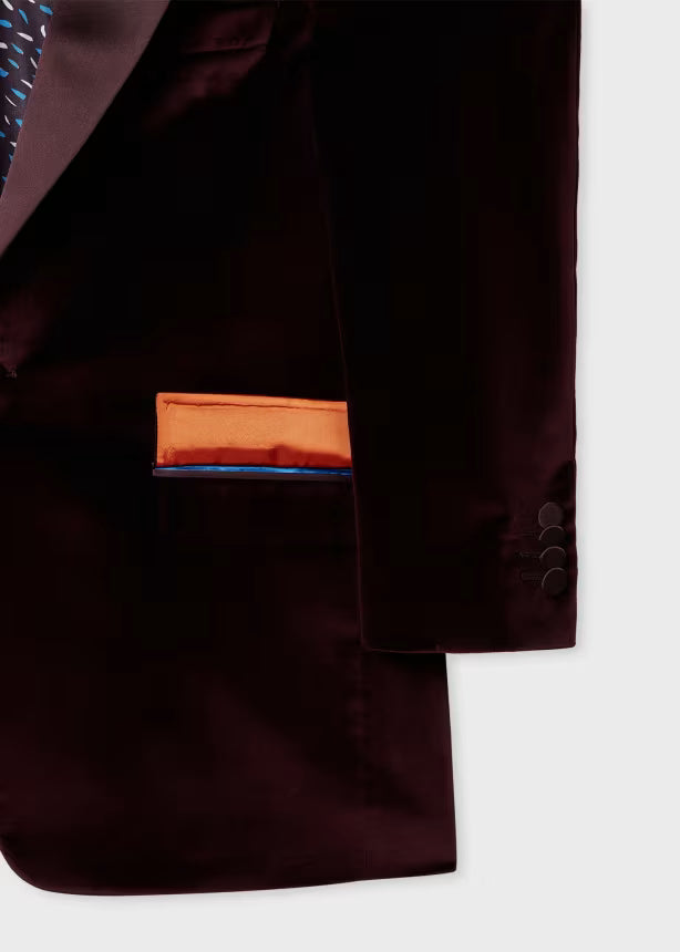 The Soho - Tailored-Fit Velvet Evening Blazer