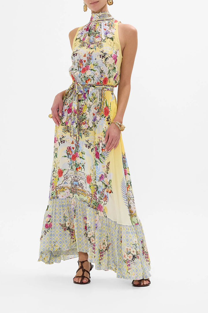 Necktie Dress Elastic Waist