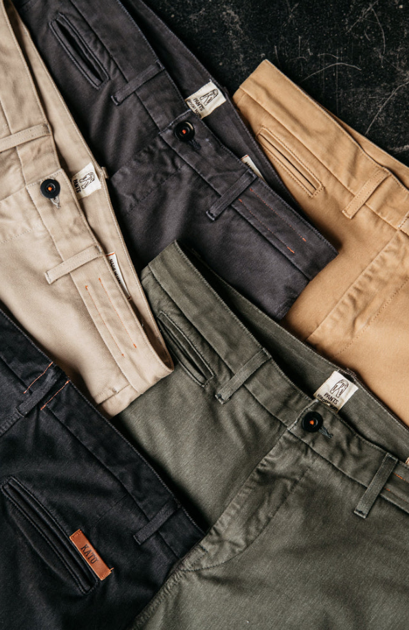 The Axe Denit Slim Chinos
