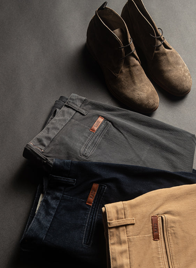 The Axe Denit Slim Chinos