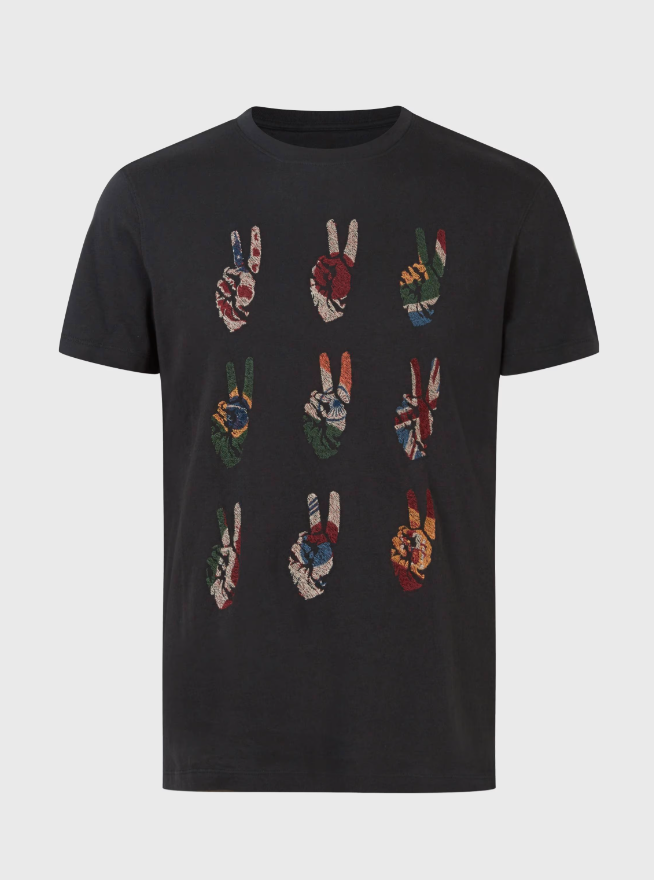 MULTI PEACE HAND TEE