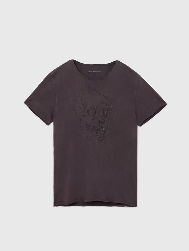 BEADED SKULL TEE