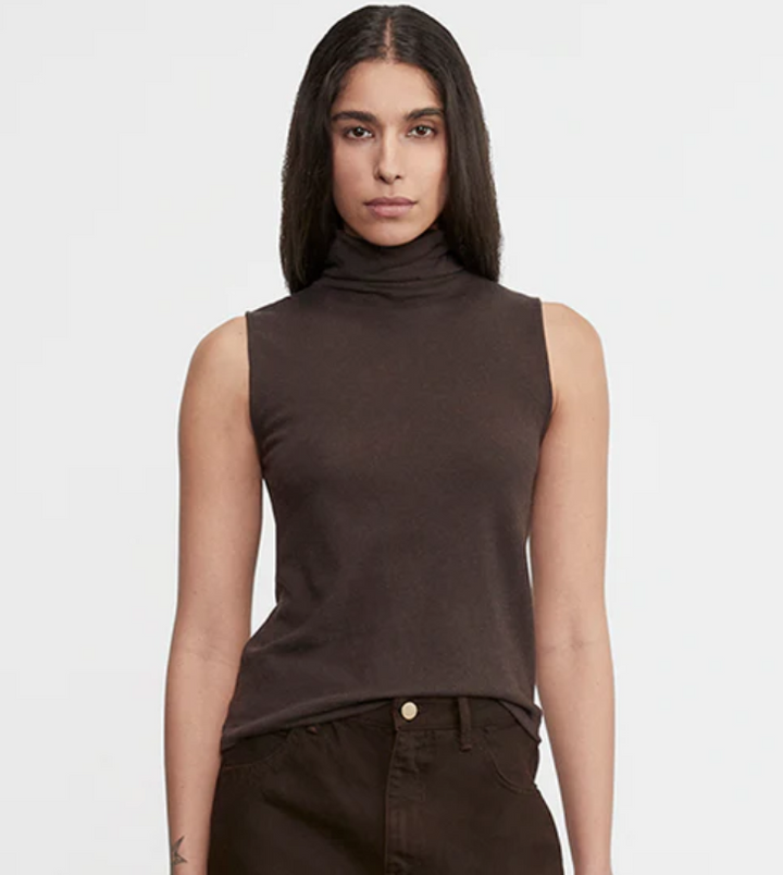 Cashmere Sleeveless Halter
