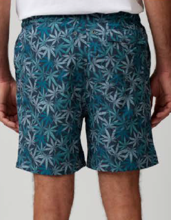 HELIOS - Leaves Print Short