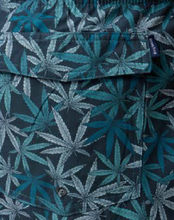 HELIOS - Leaves Print Short