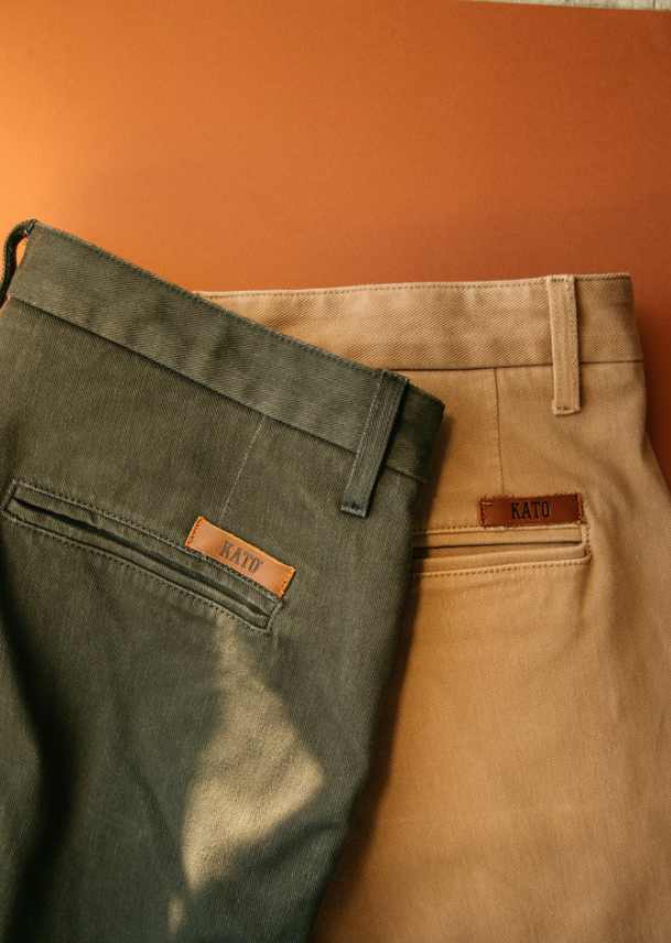 The Axe Denit Slim Chinos
