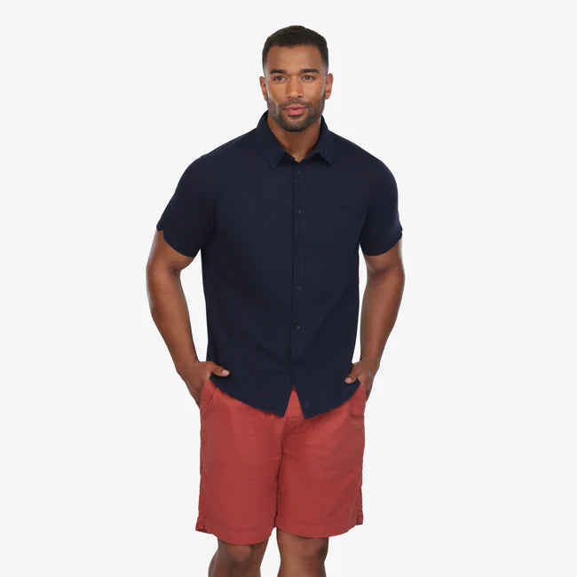 Indigo Linen Shirt