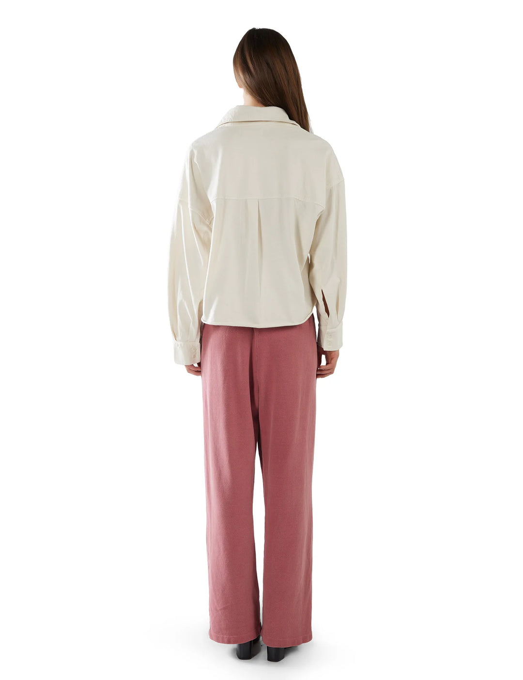 Coopa Oversized Crop Button Up