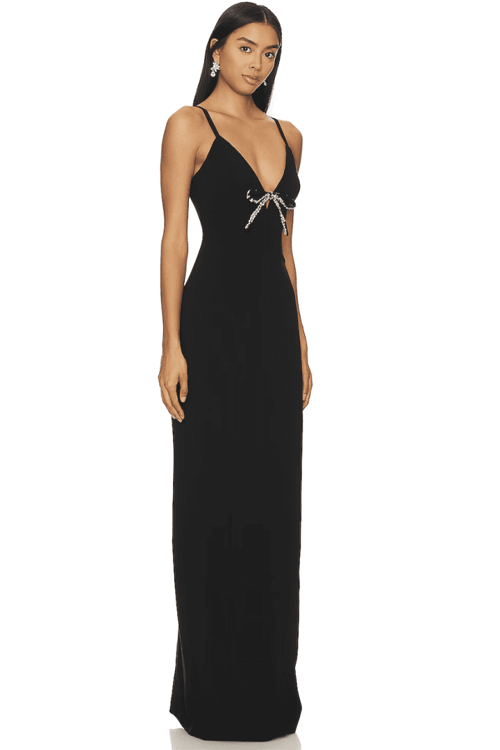 Adele Gown Black, 6