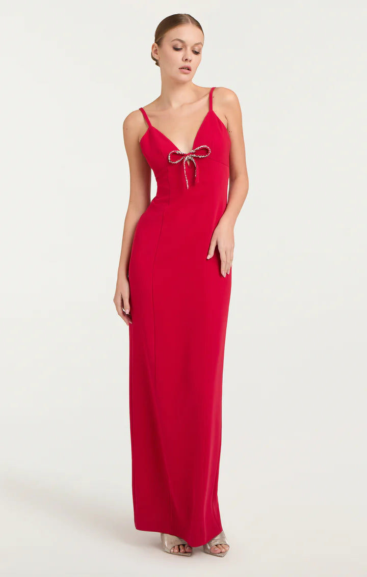 Adele Gown Warm Cranberry, 6