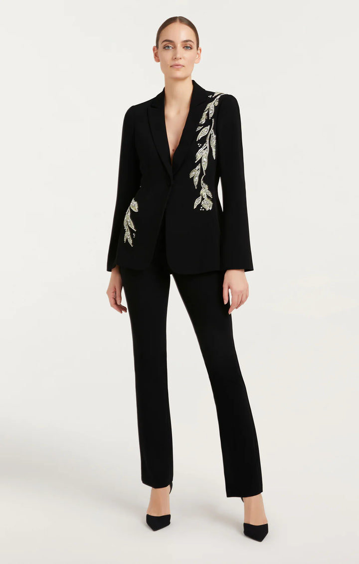 Chenille Velvet Pant Black, 4