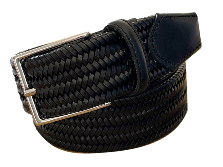 Essen Leather Braided Woven Stretch