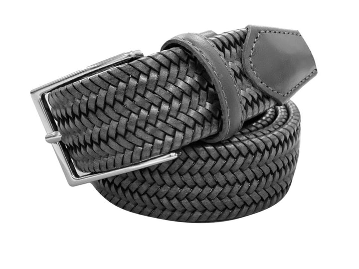 Essen Leather Braided Woven Stretch