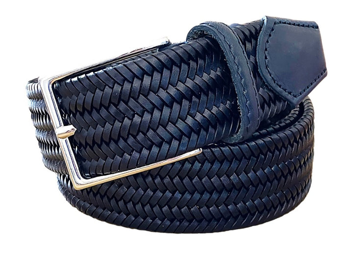 Essen Leather Braided Woven Stretch