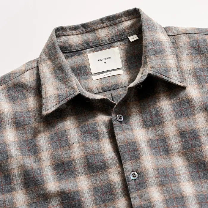 Melange Grid Plaid Wilson Shirt