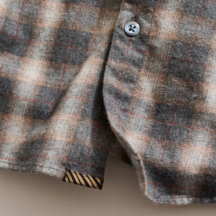 Melange Grid Plaid Wilson Shirt