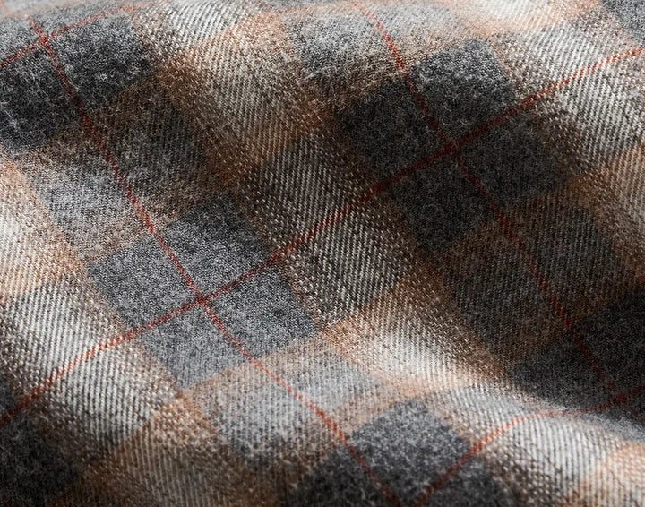 Melange Grid Plaid Wilson Shirt