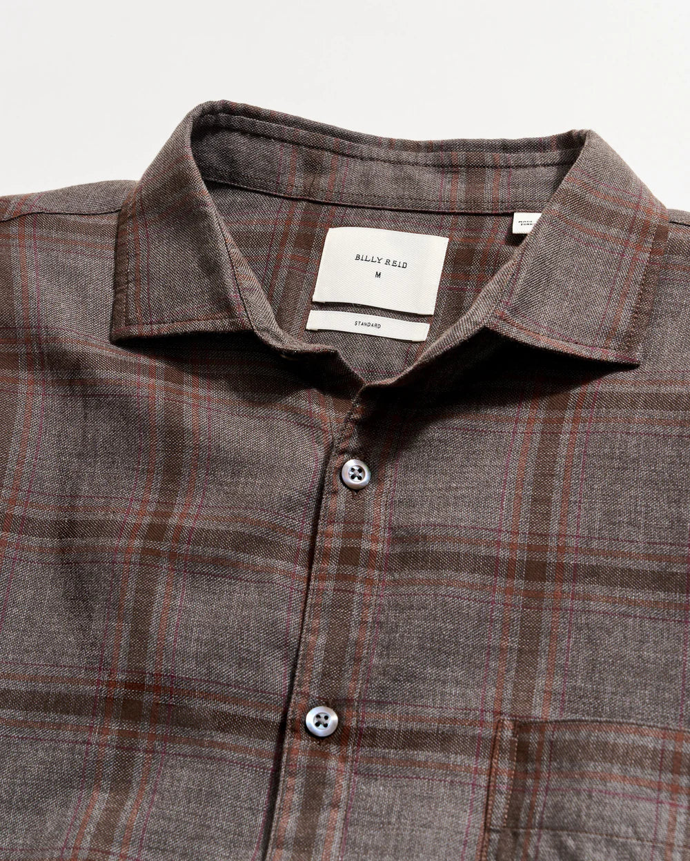 Grid Plaid Pickwick Shirt
