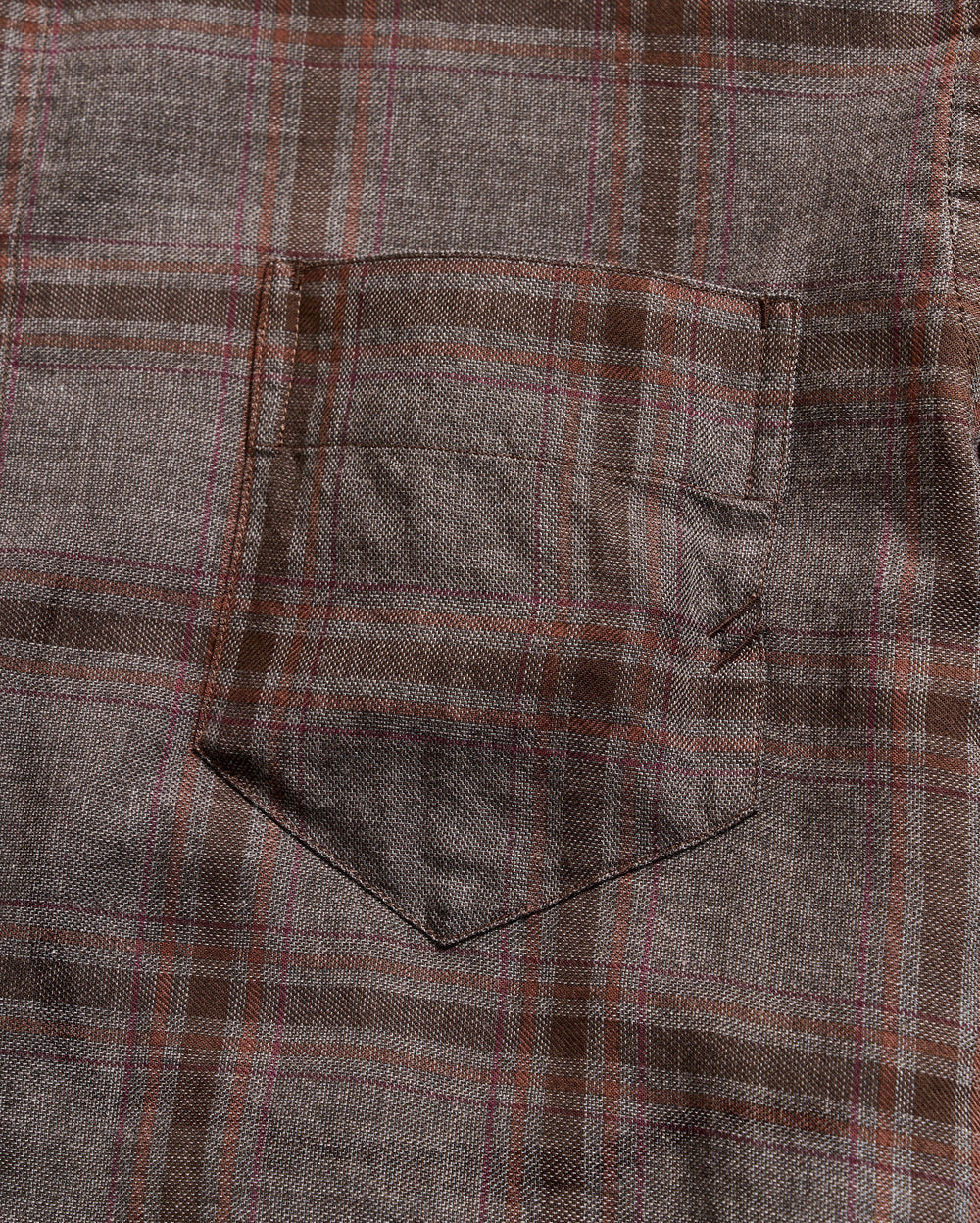 Grid Plaid Pickwick Shirt