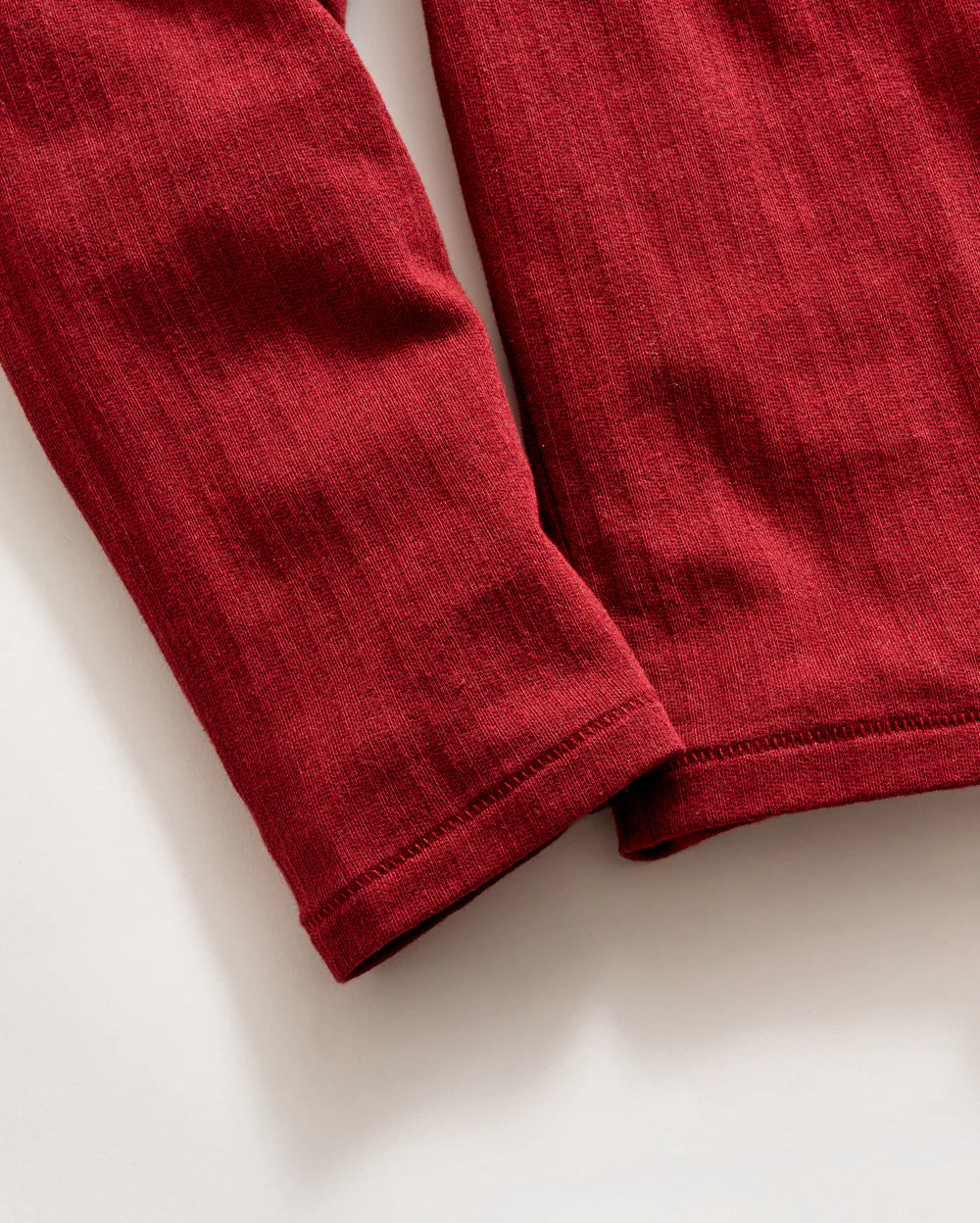 Long Sleeve Herringbone Polo