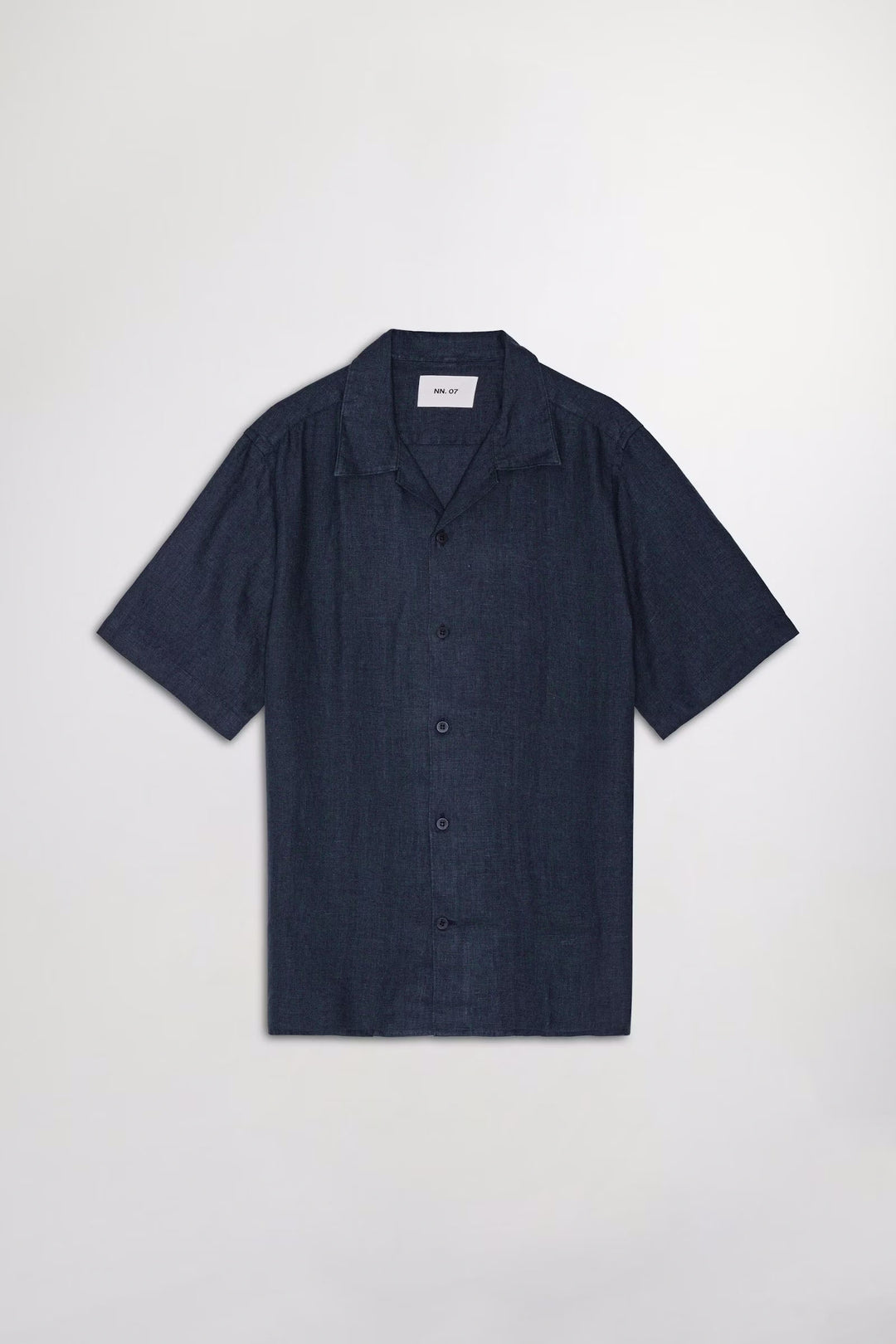 Julio Open Collar Linen Shirt