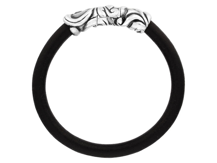 Gothic Sterling Silver Single-Strand Bracelet