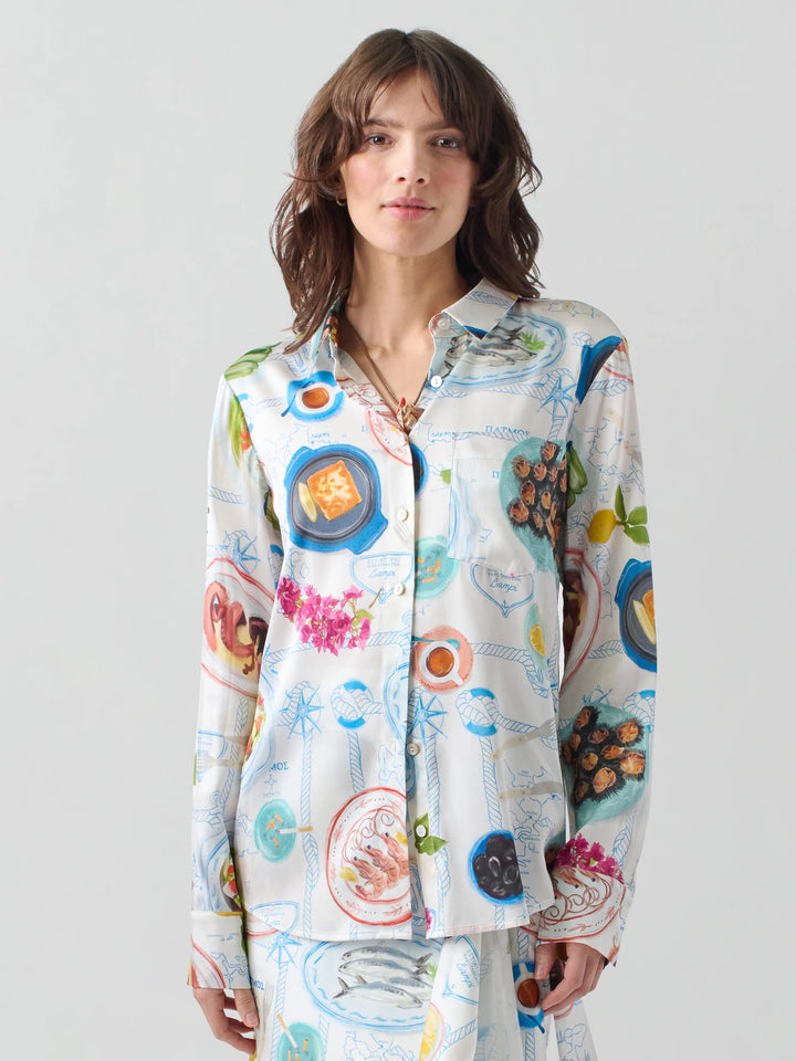 Lampi Button Down in Lunch