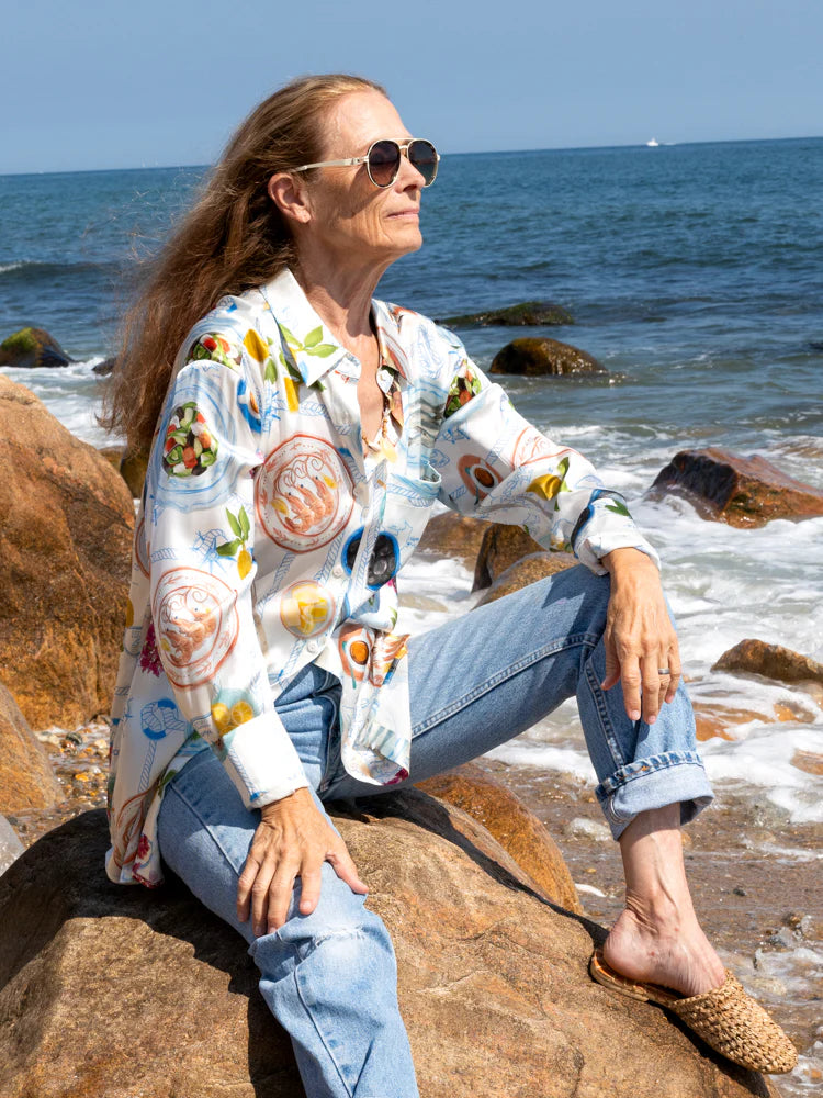 Lampi Button Down in Lunch