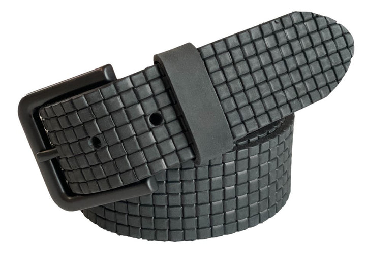 London Embossed Leather Belt