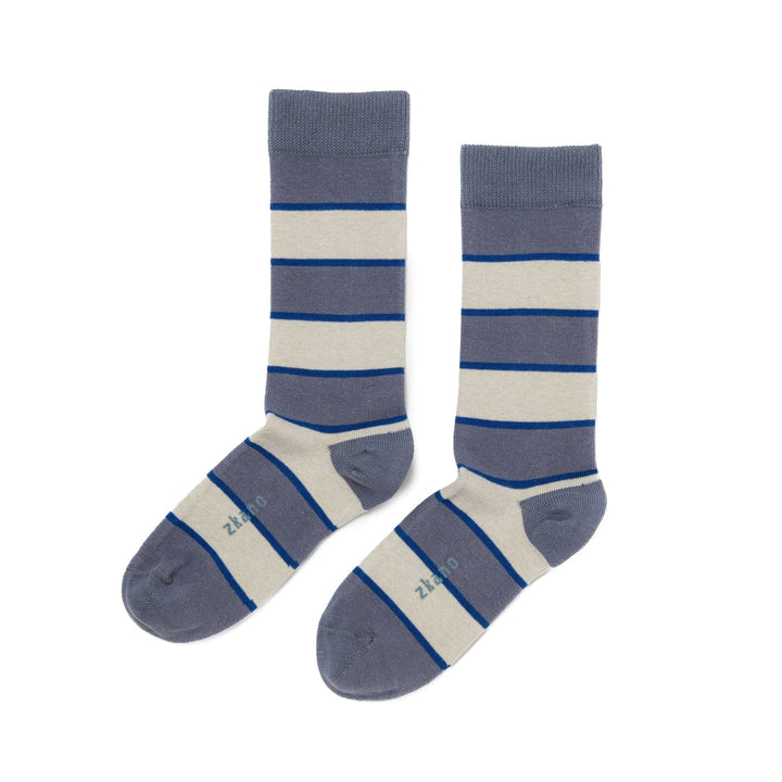 Rugby Stripe Cotton Crew Socks