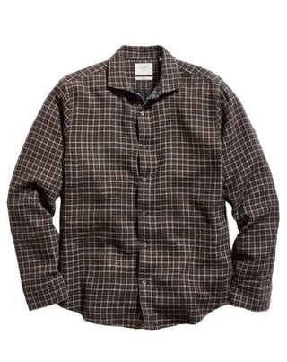 Brushed Double Window Plaid Hutcheson Sport Shirt