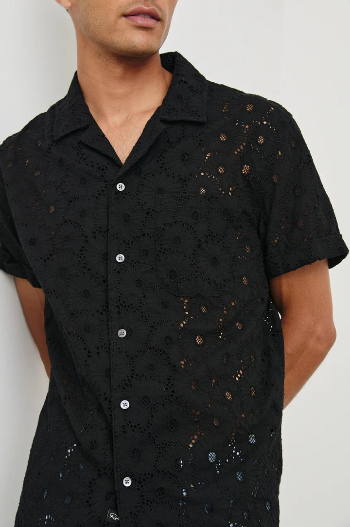 Tyler Shirt in Black Floral